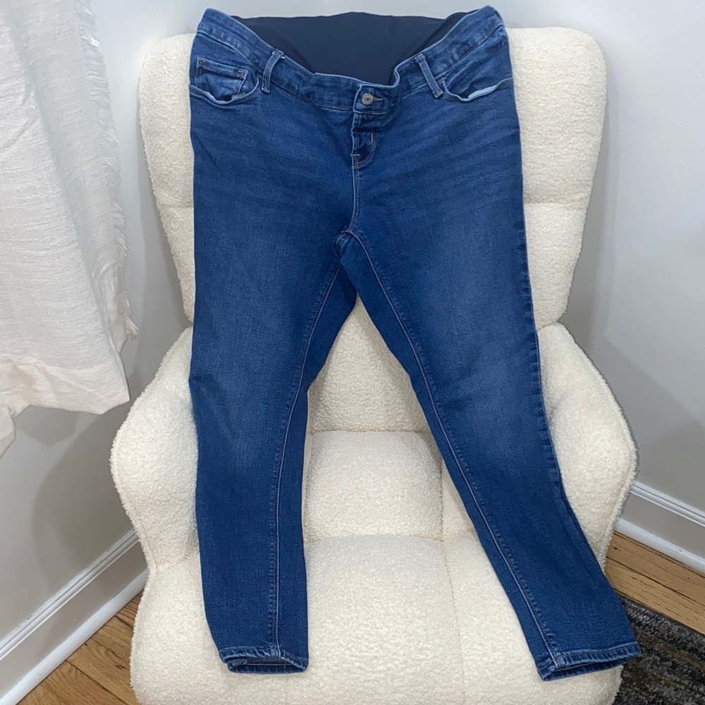 Women's Maternity Blue Jeans